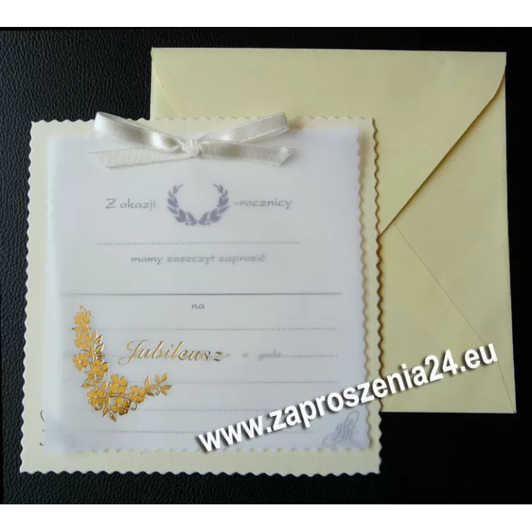 Zaproszenie Na Dowolny Jubileusz Aleksander Printcom
