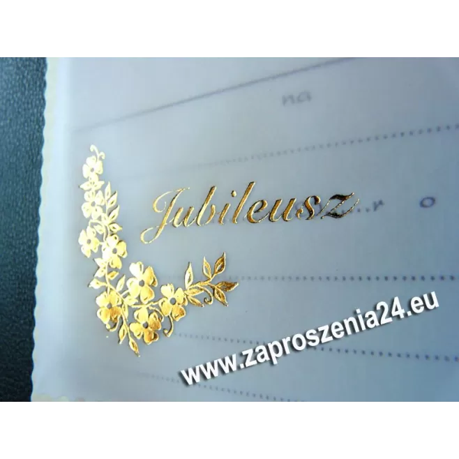Zaproszenie Na Dowolny Jubileusz Aleksander Printcom
