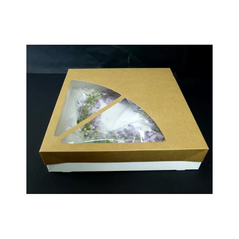Cardboard box for wreaths 27 x 27 x 3 cm
